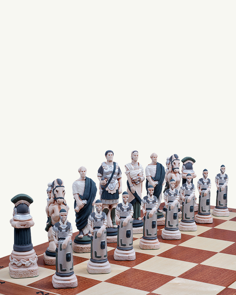 échiquier en bois sparte