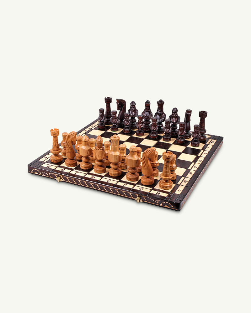 échiquier en bois vinci