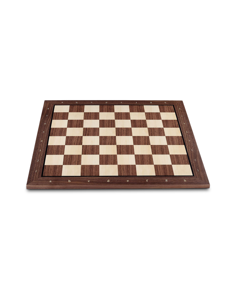 Plateau d’échiquier en bois de noyer