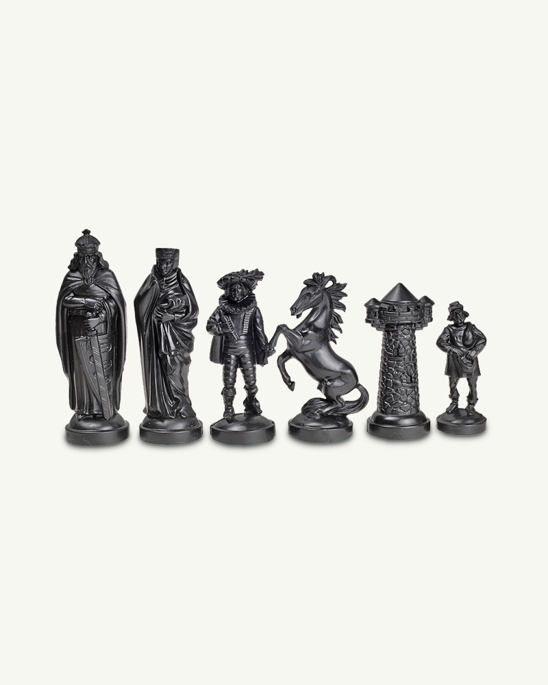 pièces médiévales pour échec