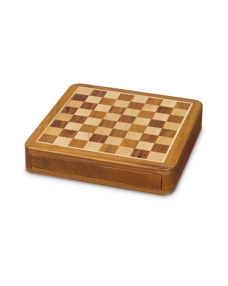Coffret jeu d'échecs en bois haut de gamme
