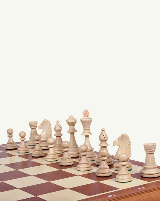 pièces échec blanche style stauton 