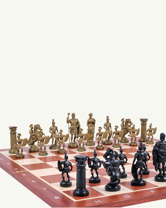 Pièces d'échecs à thème romain