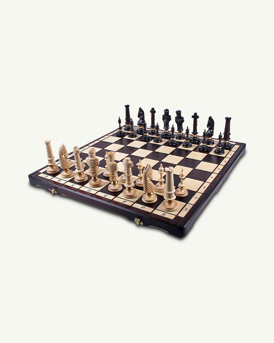 Jeu d'échecs en bois luxe - Le prestige du jeu d'échecs