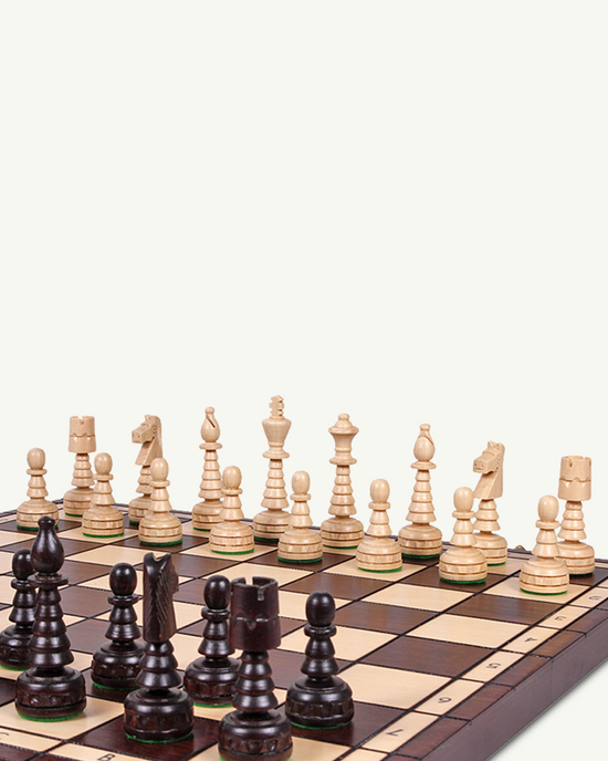 jeu d'échecs en bois original