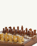 mini jeu d'échecs avec pièces