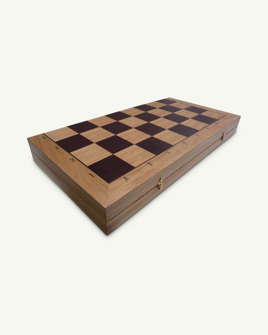 Plateau d'échecs en bois egypte