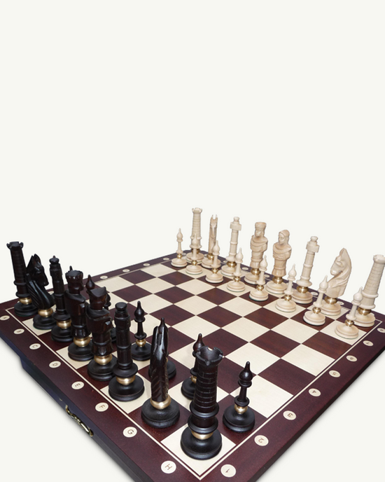 Table jeu d'échecs en bois de luxe - Mobilier d'exception
